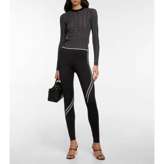 Loewe High-rise Logo Leggings 1 Loewe High-rise Logo Leggings