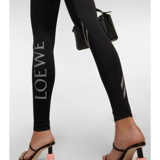 Loewe High-rise Logo Leggings 3 Loewe High-rise Logo Leggings - Image 3