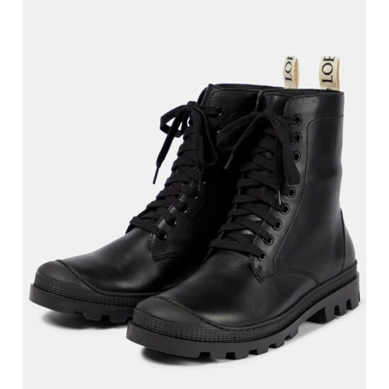 Loewe Leather Combat Boots 4 Loewe Leather Combat Boots - Image 4