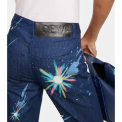 Loewe X Howl's Moving Castle Magical Sky Printed High-rise Jeans -Loewe Shop unnamed file 20