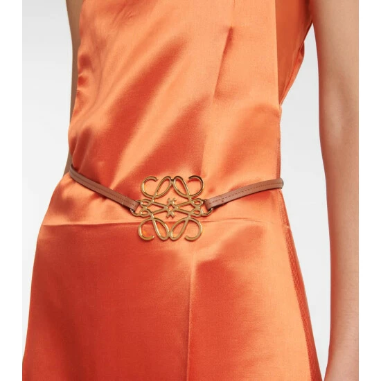 Loewe Anagram Leather Belt 1 Loewe Anagram Leather Belt