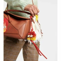 Loewe X Howl's Moving Castle Calcifer Leather Bag Charm