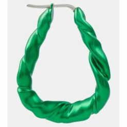 Loewe Nappa Twisted Sterling Silver Earrings