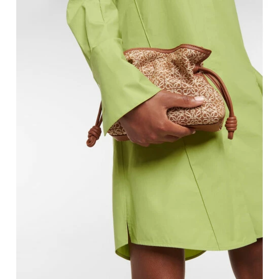 Loewe Flamenco Mini Anagram Jacquard Clutch 1 Loewe Flamenco Mini Anagram Jacquard Clutch