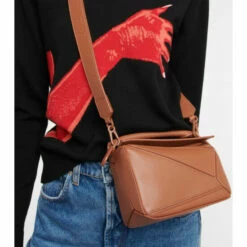Loewe Puzzle Mini Leather Shoulder Bag