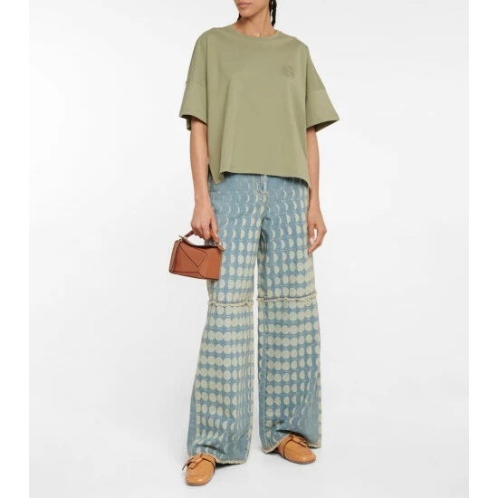 Loewe Anagram Oversized Jersey T-shirt 1 Loewe Anagram Oversized Jersey T-shirt