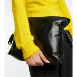 Loewe Flamenco Puffer Leather Clutch