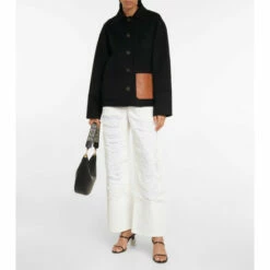 Loewe Anagram Wool And Cashmere Jacket