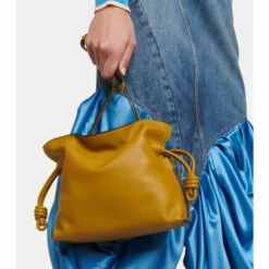 Loewe Flamenco Mini Leather Clutch