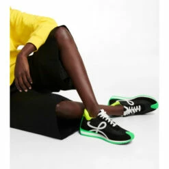 Loewe Flow Suede-paneled Sneakers -Loewe Shop unnamed file 2378