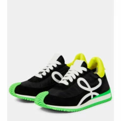 Loewe Flow Suede-paneled Sneakers -Loewe Shop unnamed file 2379