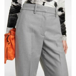 Loewe Wool High-rise Flared Pants -Loewe Shop unnamed file 2387