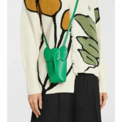 Loewe Paula's Ibiza Elephant Pocket Leather Crossbody Bag