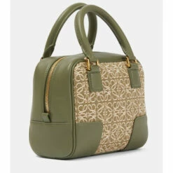 Loewe Amazona 19 Square Jacquard And Leather Tote 6 Loewe Amazona 19 Square Jacquard And Leather Tote -Loewe Shop unnamed file 2395