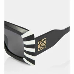 Loewe Striped Square Sunglasses