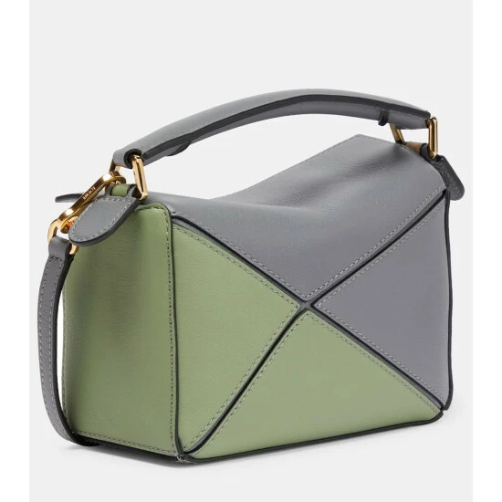 Loewe Puzzle Mini Leather Shoulder Bag 3 Loewe Puzzle Mini Leather Shoulder Bag - Image 3