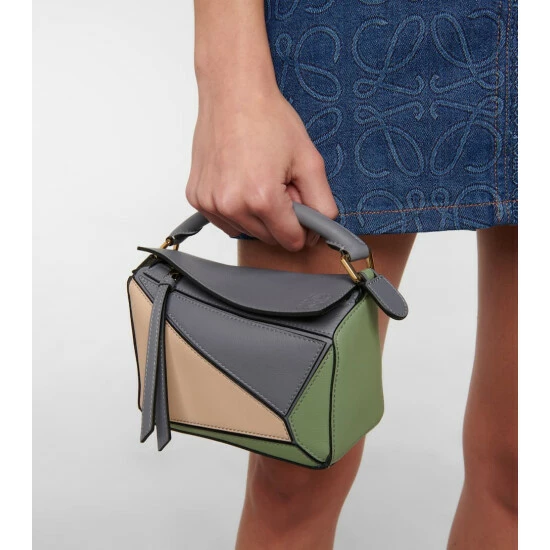 Loewe Puzzle Mini Leather Shoulder Bag 5 Loewe Puzzle Mini Leather Shoulder Bag - Image 5