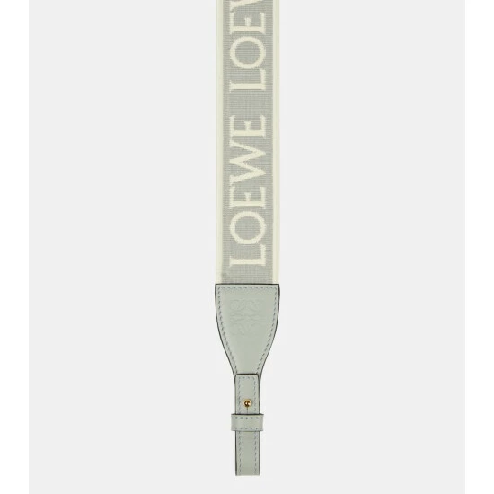Loewe Anagram Leather-trimmed Bag Strap 2 Loewe Anagram Leather-trimmed Bag Strap - Image 2