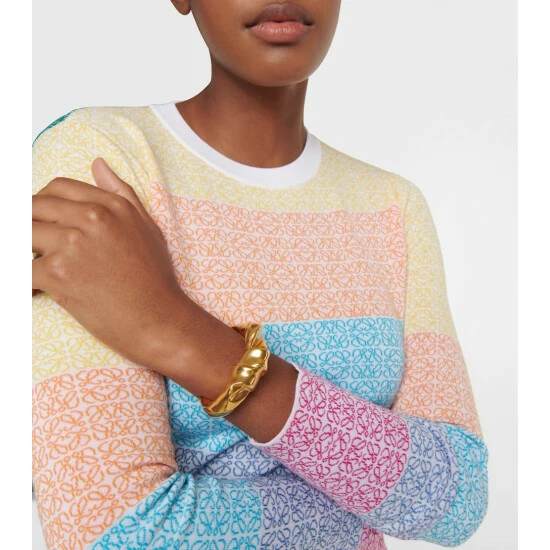 Loewe Twisted Brass Arm Cuff 2 Loewe Twisted Brass Arm Cuff - Image 2