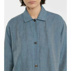 Loewe Linen-blend Midi Shirt Dress -Loewe Shop unnamed file 2461