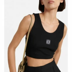 Loewe Anagram Jersey Crop Top -Loewe Shop unnamed file 247