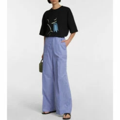 Loewe Striped Cotton Pants