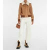 Loewe Shearling-collar Leather Bomber Jacket