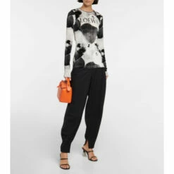 Loewe High-rise Balloon Wool Pants