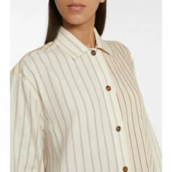 Loewe Striped Cotton And Linen-blend Shirt -Loewe Shop unnamed file 2599