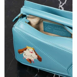 Loewe X Howl's Moving Castle Heen Puzzle Small Leather Shoulder Bag