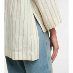 Loewe Striped Cotton And Linen-blend Shirt -Loewe Shop unnamed file 2600