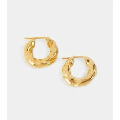 Loewe Nappa Small Sterling Silver Earrings -Loewe Shop unnamed file 2609