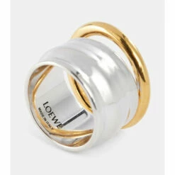 Loewe Stacked Sterling Silver Ring 6 Loewe Stacked Sterling Silver Ring -Loewe Shop unnamed file 2640