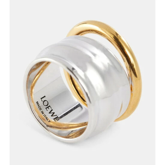Loewe Stacked Sterling Silver Ring 3 Loewe Stacked Sterling Silver Ring - Image 3