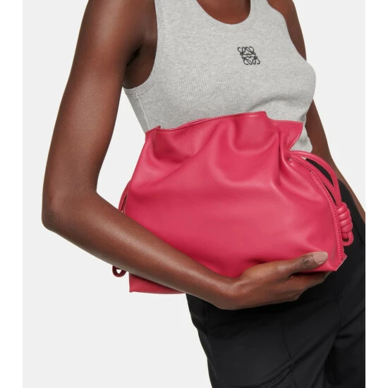 Loewe Flamenco Leather Clutch Bag 1 Loewe Flamenco Leather Clutch Bag