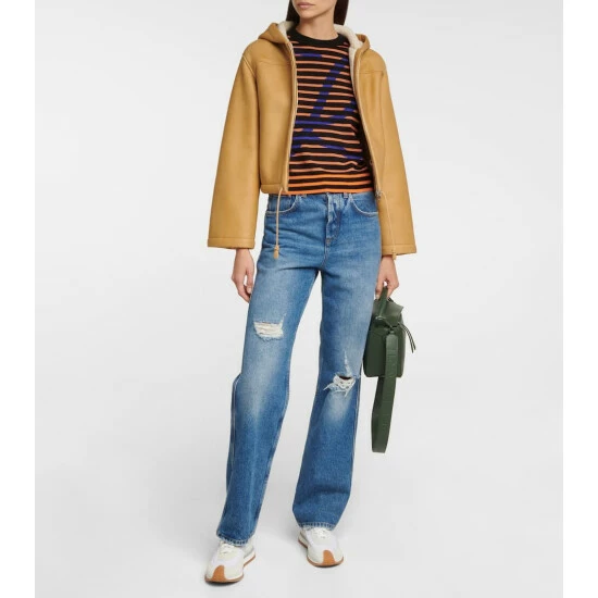 Loewe Hooded Shearling Jacket 1 Loewe Hooded Shearling Jacket