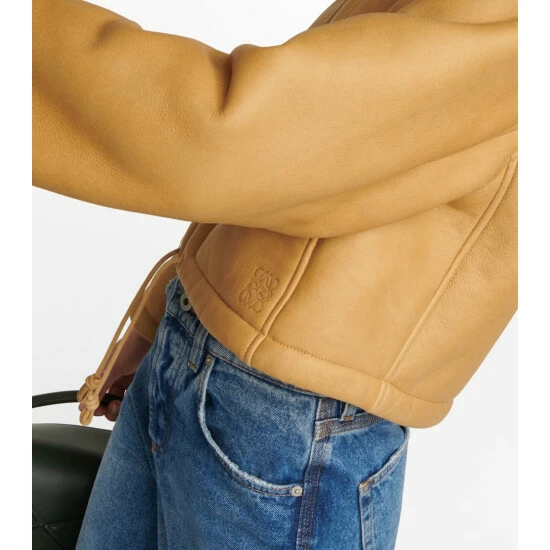 Loewe Hooded Shearling Jacket 4 Loewe Hooded Shearling Jacket - Image 4