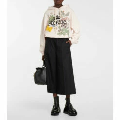 Loewe High-rise Wool Culottes