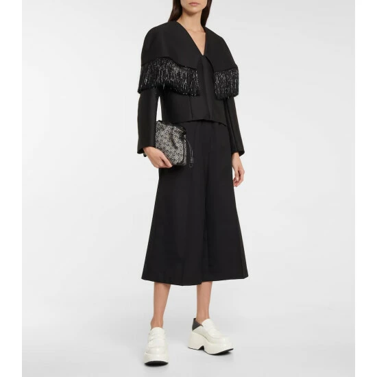 Loewe Flamenco Mini Jacquard Canvas Clutch 4 Loewe Flamenco Mini Jacquard Canvas Clutch - Image 4