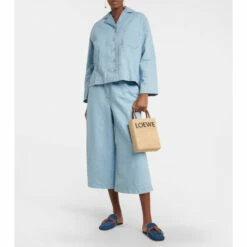 Loewe Leather-trimmed Raffia Tote Bag -Loewe Shop unnamed file 270