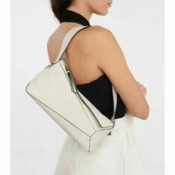 Loewe Puzzle Slouchy Leather Shoulder Bag