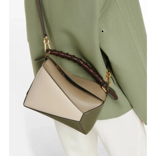 Loewe Puzzle Edge Small Leather Shoulder Bag 2 Loewe Puzzle Edge Small Leather Shoulder Bag - Image 2