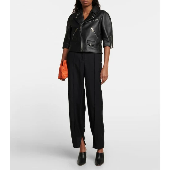 Loewe Asymmetrical Leather Jacket 1 Loewe Asymmetrical Leather Jacket