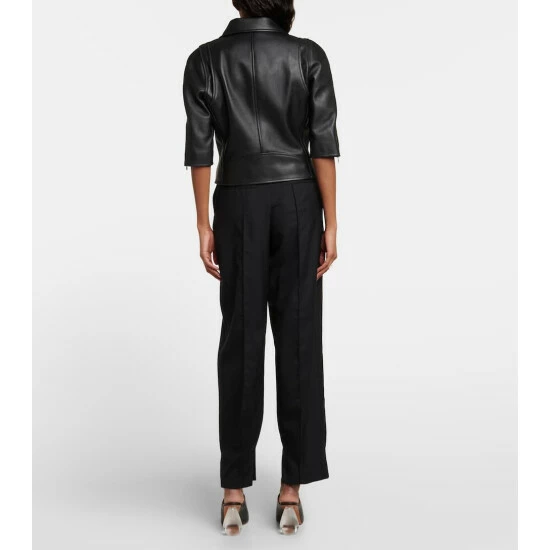 Loewe Asymmetrical Leather Jacket 2 Loewe Asymmetrical Leather Jacket - Image 2