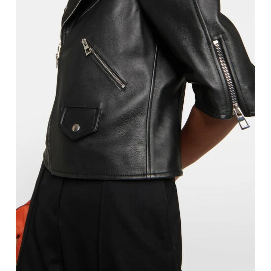 Loewe Asymmetrical Leather Jacket 4 Loewe Asymmetrical Leather Jacket - Image 4