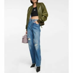 Loewe Anagram Cropped Cotton-blend Tank Top