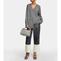 Loewe Anagram Asymmetric Cashmere Sweater