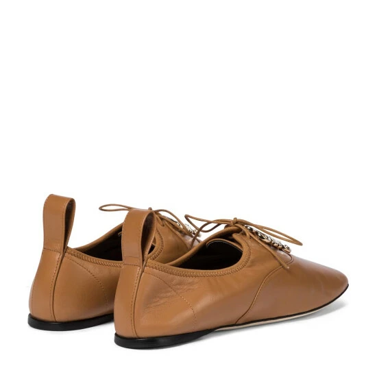 Loewe Anagram Leather Derby Shoes 2 Loewe Anagram Leather Derby Shoes - Image 2
