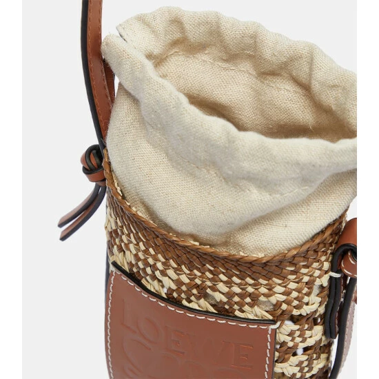 Loewe Paula's Ibiza Raffia Crossbody Bag 2 Loewe Paula's Ibiza Raffia Crossbody Bag - Image 2