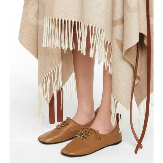 Loewe Anagram Leather Derby Shoes 3 Loewe Anagram Leather Derby Shoes - Image 3